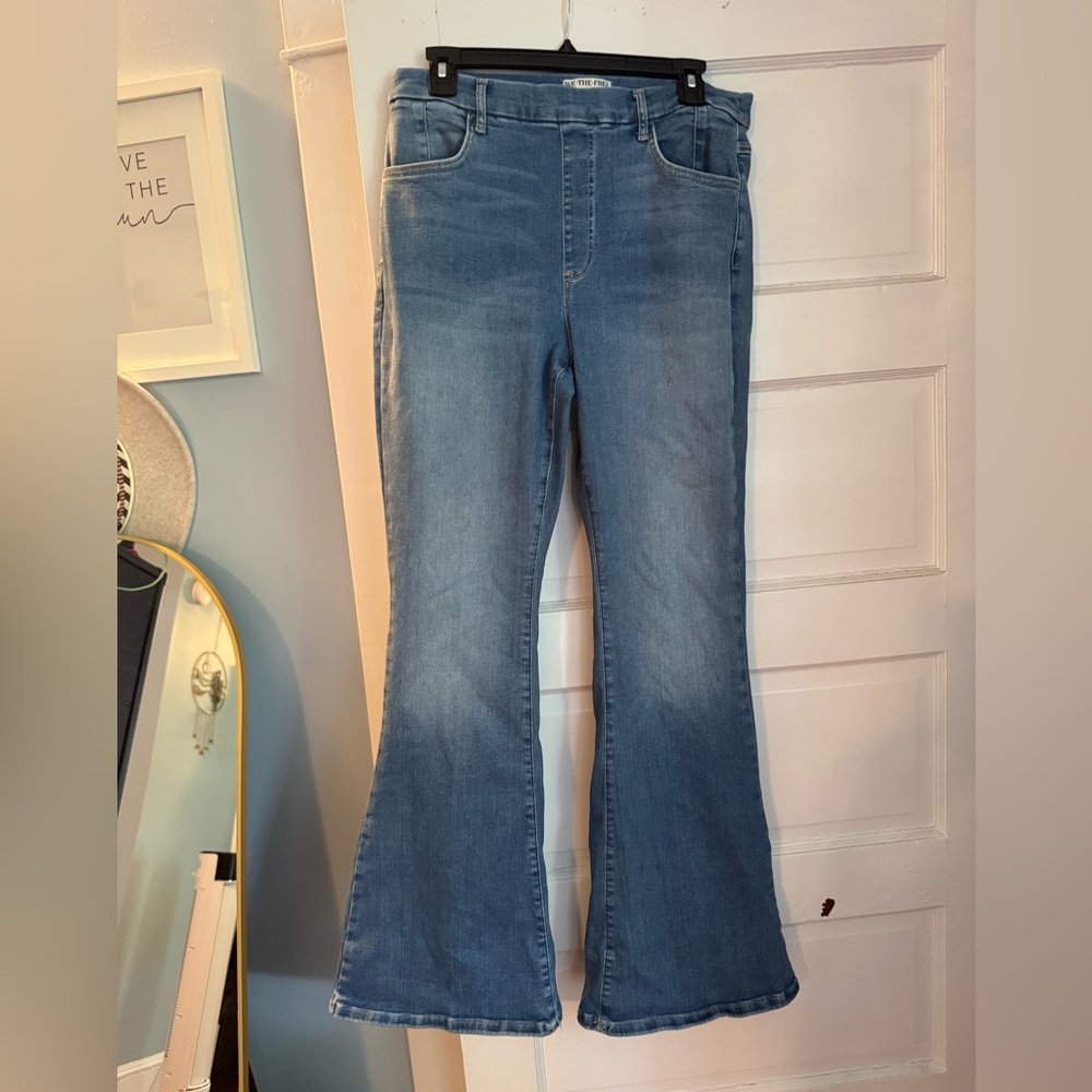 We The Free Blue Flare & Wide Leg Jeans